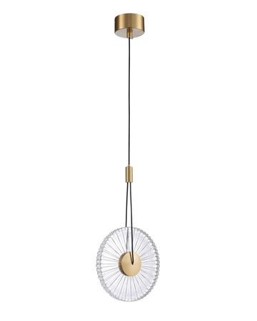 Lampa wisząca SUNBLAST - LED 20 cm, złota