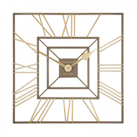 Summer House Wall Clock Square 24in