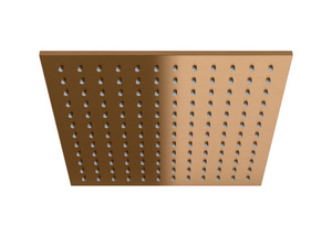 Axel Brushed Copper deszczownica kwadratowa 25cm
