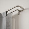 UMBRA karnisz TWILIGHT DOUBLE 76 - 213 cm srebrne