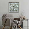 Obraz w ramie „Watch Tree Small” – szary, 60 × 3,5 × 60 cm