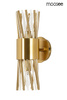 MOOSEE lampa ścienna LORENZO złota