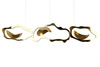 MOOSEE lampa wisząca CHAIN 210 złota
