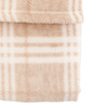Checkmate Rolled Fleece Almond 1400x1800mm