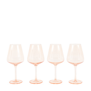Wine Glass Amber (4pk) 94x94x210mm