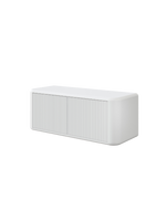 Szafka łazienkowa wisząca z blatem 120 cm zamrożona biel MAIORI 006-SU120-01