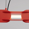 Lampa wisząca CHAIN 91 czerwona LED 4000K