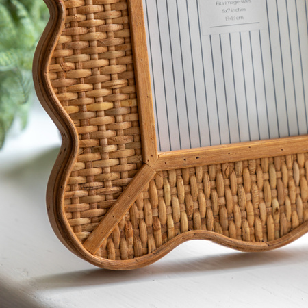 Ayora Rattan Photo Frame 7x5in