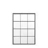 Lustro Chafford, czarne, 1100 x 25 x 800 mm