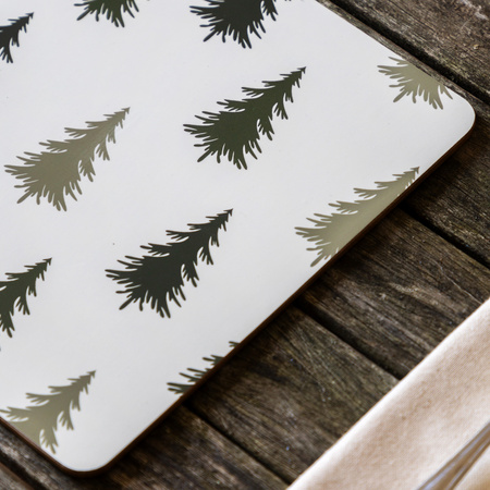 Woodland Trees Placemat & Coaster Set (4pk)