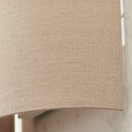 Obi 1 Wall Light Natural Linen