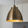Franklin Pendant Light Antique Brass 400x1565mm
