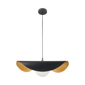 Lampa wisząca ENZO 80 cm - czarno złota