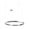 Lampa wisząca CIRCLE 120 cm - LED, ring nikiel szczotkowany
