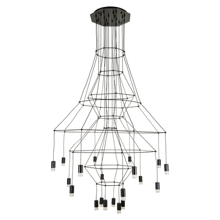 Lampa wisząca LINEA-20 czarna 120cm