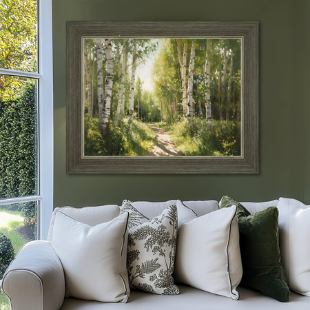Dream in Green Framed Canvas 990x30x770mm