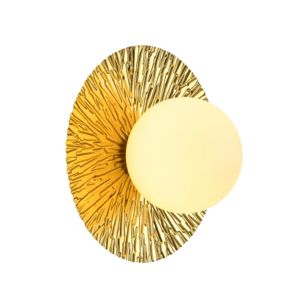 Lampa ścienna SUN M złota 35 cm