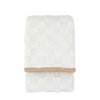 Oakley Checked Sherpa Throw Cream 1400x1800mm