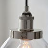 Hansen 1 Pendant Light Bright Nickel