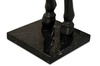 MOOSEE lampa podłogowa KOŃ HORSE STAND    S czarna - włókno szklane
