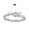 Lampa wisząca BOTANIKA 150 cm - czarna, G9, regulowana, designerska