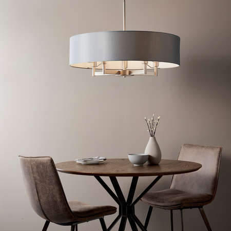 Grande 5 Pendant Light Matt Nickel