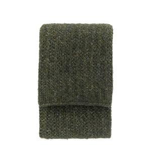 Luxury Melange Knit Throw Khaki  1300x1700mm