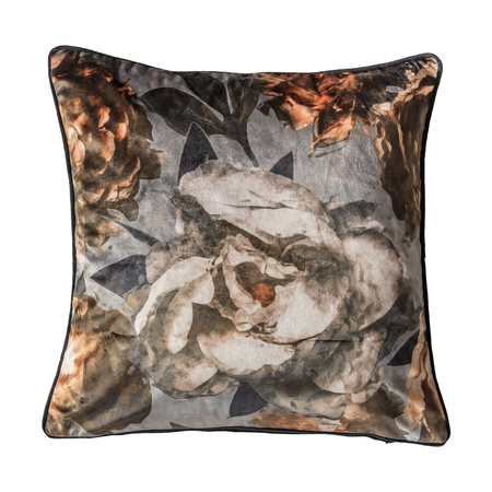 Vintage Peony Cushion Mink 450x450mm