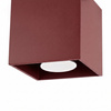 Plafon QUAD 1 burgund