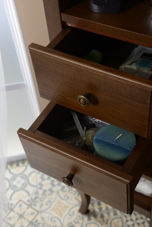 RETRO słupek wysoki 40x170x36cm, buk, prawa