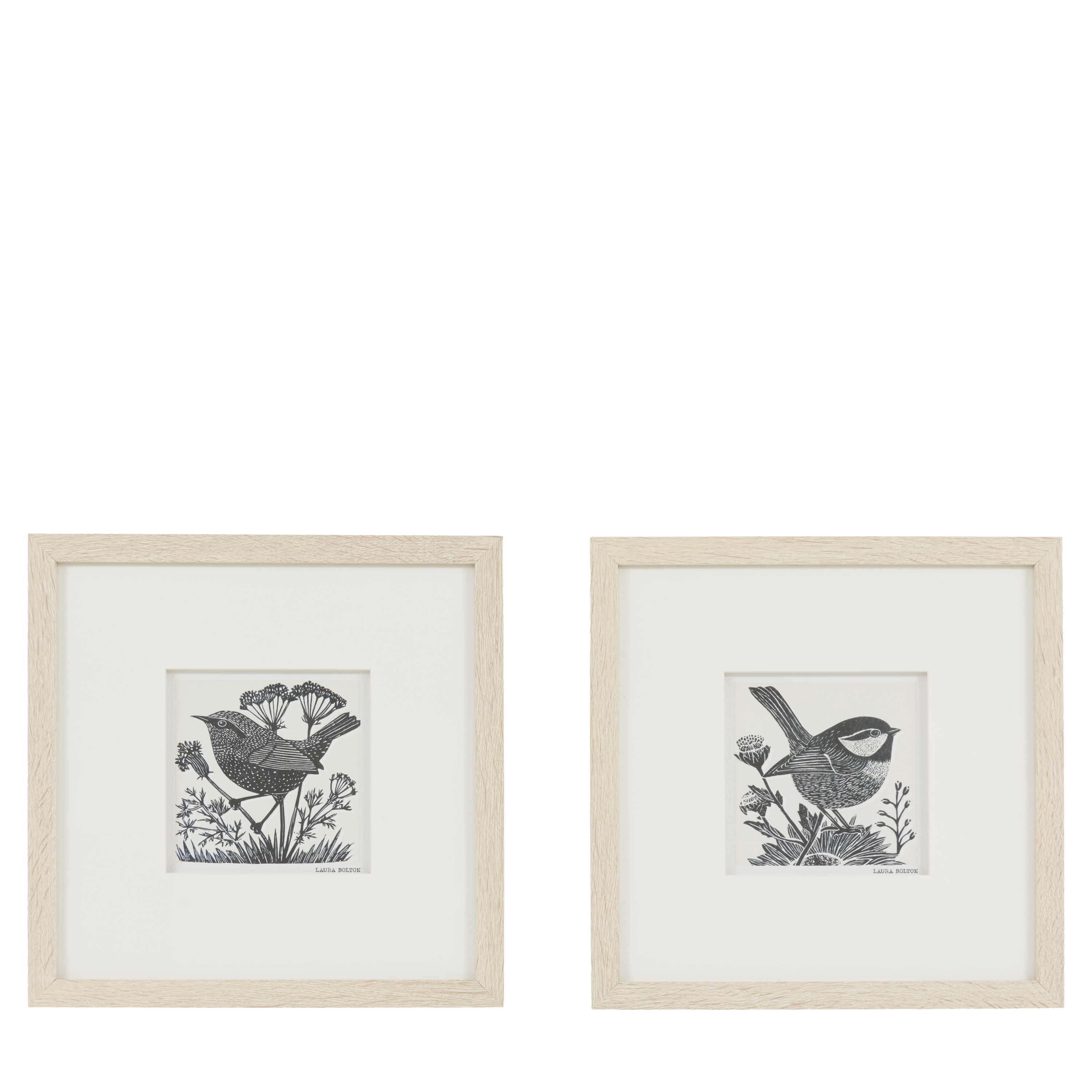 Obraz w ramie „Rural Studies I” – wielokolorowy, 30 × 3,2 × 30 cm, zestaw 2 szt.