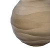 Bevelled Glass Globe Vase Smoke 140x140x140mm