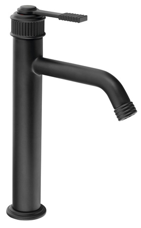 VERSI bateria umywalkowa, wysokość 240mm, czarny mat