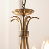 Bernice 5 Pendant Light Antique Brass