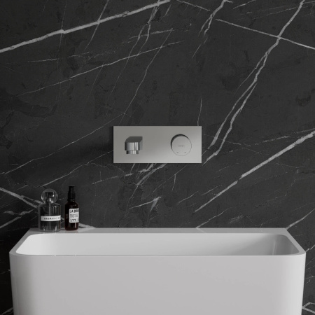 CONTOUR bateria umywalkowa podtynkowa, chrom połysk