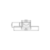 3D BENDING ALUMINIUM PROFILE WITH SILICON TUBE DIFFUSER 2M