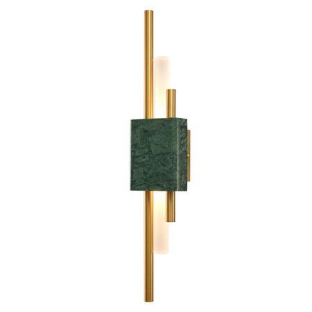 Lampa ścienna ELLIE LED 50 cm-marmurowa zielono-złota