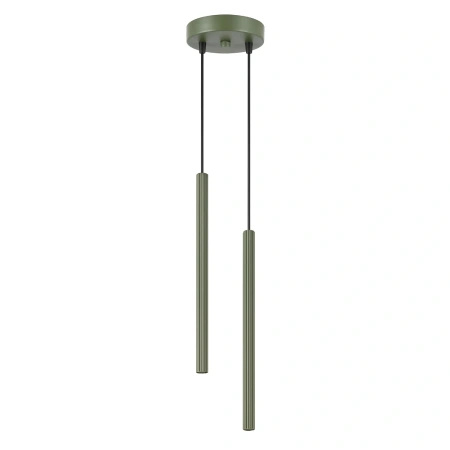 Lampa wisząca ARCHE 2P zielona oliwka
