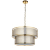 Cordero 6 Pendant Light Gold/White
