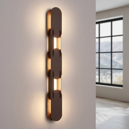 Kinkiet CHAIN 91 brązowy LED 3000K