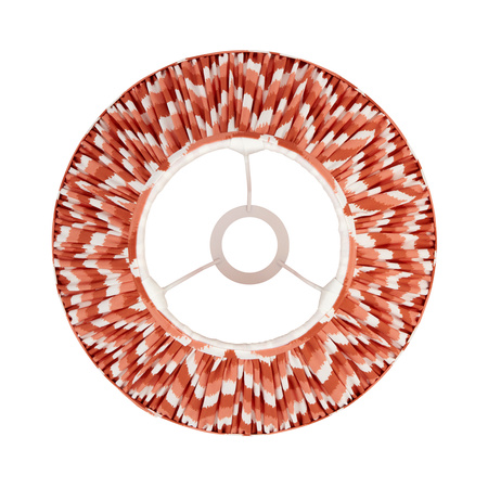 Zigzag Shade Apricot Orange Fabric 180x140x300mm
