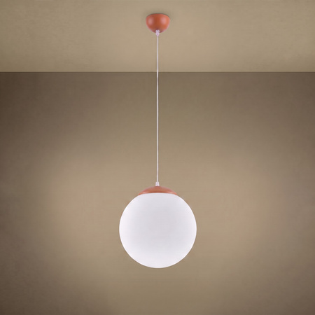 Lampa wisząca UGO 30 ochra czerwona