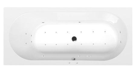 ASTRA B wanna z hydromasażem, 165x75x48cm, Active Hydro-Air, chrom