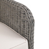 Zestaw ogrodowy ASCOT narożny – sofa + stół regulowany + ławka + puf, 9 osób