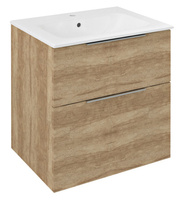 CIRASA szafka pod umywalkę 59,2x64x46cm, dąb Alabama