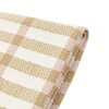 Arvo Grid Woven Throw Green / Rust 1300x1700mm
