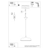 Lampa wisząca GINA taupe