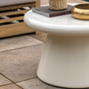 Pavia Coffee Table Cream 650x650x400mm