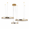 Lampa wisząca ARKADIA LED Trio 40/60/80 cm – złoty połysk
