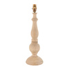 Hidcote Table Lamp Base Natural Wood